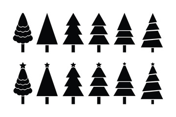 hand drawn christmas element collection vector