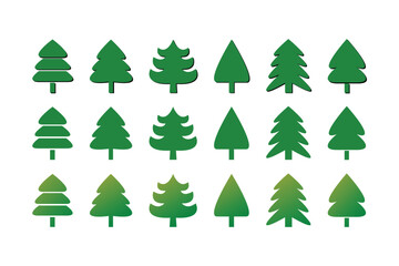Obraz premium hand drawn christmas element collection vector