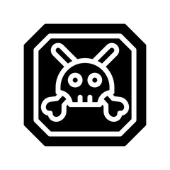 toxic glyph icon
