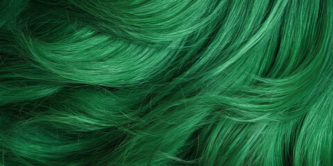 Green hairdresser background stylist fashion haircut hair style green hair, generated ai
