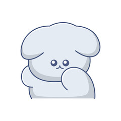 Cute Bear Character Design Illustration