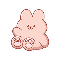 Cute Bear Character Design Illustration