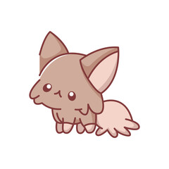Cute Dog Character Design Illustration