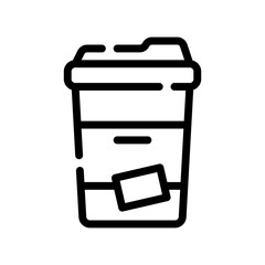 coffee line icon