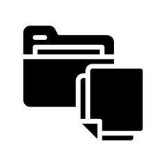 folder glyph icon
