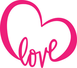 romantic love message hearts