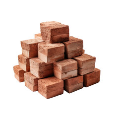 bricks isolated on transparent background,transparency 