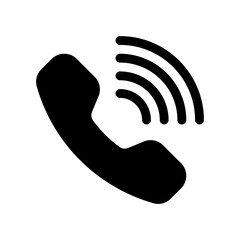 phone call glyph icon