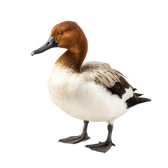 canvasback duck isolated on transparent background,transparency 