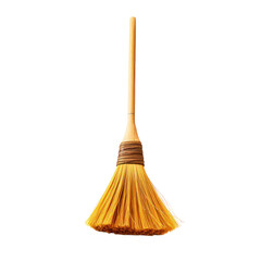 Broom isolated on transparent background,transparency 