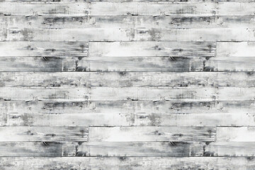 Weathered White Wood Planks - Rustic Elegance. Seamless Repeatable Background.