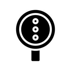 traffic light glyph icon