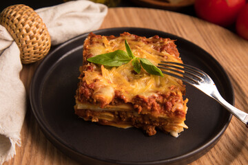 Bolognese tomato sauce traditional lasagna food