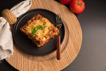 Bolognese tomato sauce traditional lasagna food