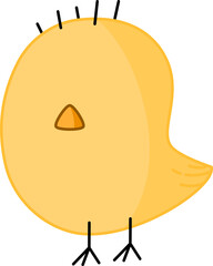 Yellow Chick Illustration