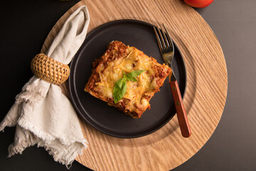 Bolognese tomato sauce traditional lasagna food