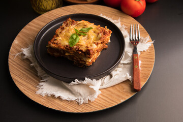 Bolognese tomato sauce traditional lasagna food