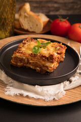 Bolognese tomato sauce traditional lasagna food