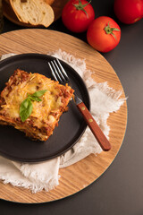 Bolognese tomato sauce traditional lasagna food