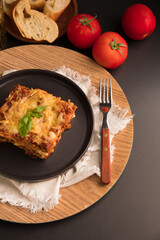 Bolognese tomato sauce traditional lasagna food
