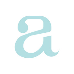 Monogram design vector logo. Monogram initial letter mark A logo design. Monogram design vector logo. Monogram initial letter mark A logo design simple A monogram