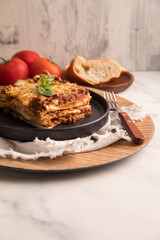 Bolognese tomato sauce traditional lasagna food