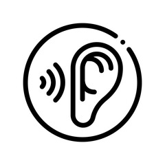 listening line icon