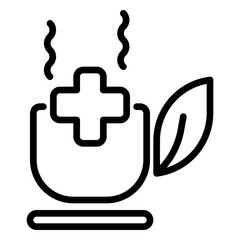 Obraz premium herbals icon, line icon style