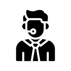 translator glyph icon