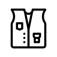 vest line icon