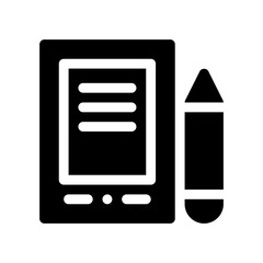 tablet glyph icon