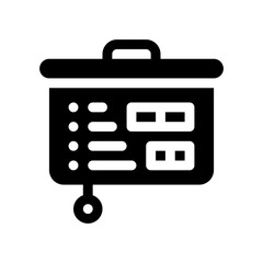 presentation glyph icon