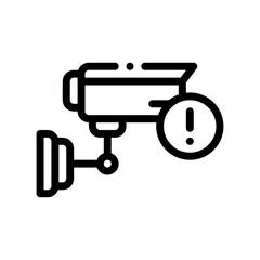 cctv line icon