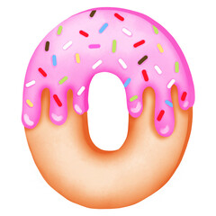 number drawn from the shape of cakes