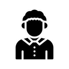 businessman glyph icon