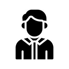 businessman glyph icon