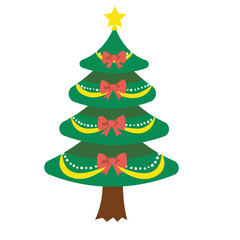 Christmas Tree Vector Set