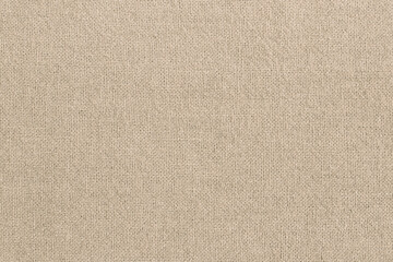 Fototapeta na wymiar Brown cotton fabric texture background, seamless pattern of natural textile.