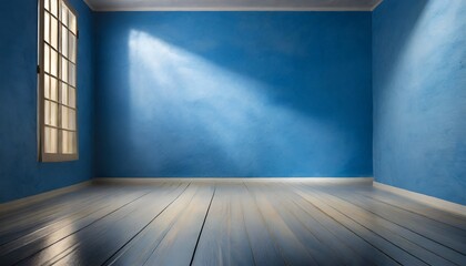 empty room with wall and window, Designing with Blue: Reflective Product Showcase