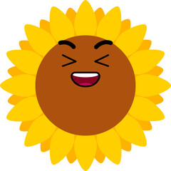 Sunflower Face Smlie Haha Laugh