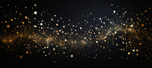 unusual black background with a splash of gold