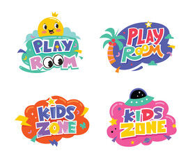 Kids zone and play room logo