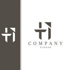 Initial TH Letter Logo, Modern and Luxury Minimalist HT Logo Vector Template