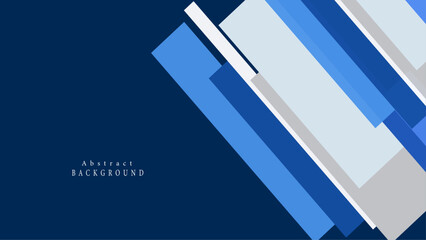 Obraz premium Blue overlay abstract background with white and grey color. Abstract blue background with square shapes.