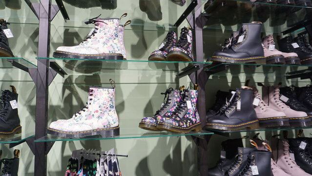 Winterthur, Switzerland - October 21, 2023: Shoe store Botty Shop at the historic old town of Winterthur