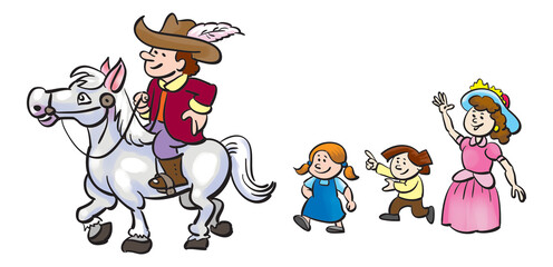 HAppy cowboy family