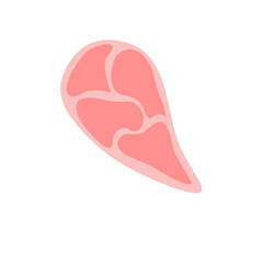 Illustration of Beef Slices