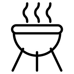 BBQ Grill line icon