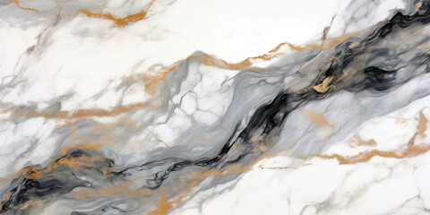 White marble patterned texture background with combination color of grey and black abstract natural. High quality photo