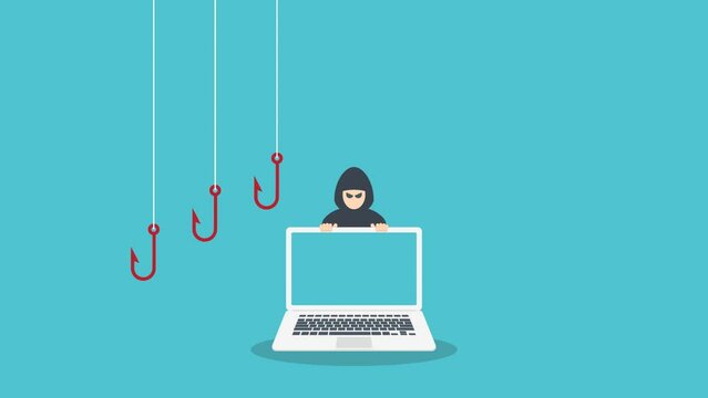 Hacker attack. Hackers and cybercriminals phishing, identity theft, user login, password, documents, email and credit card. Hacking and web security. Internet phishing concept.  